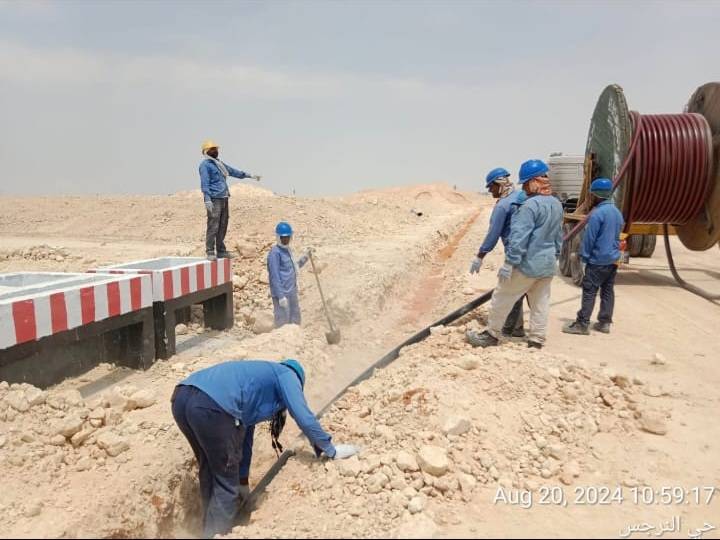 Electrical cable laying