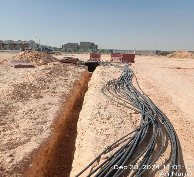 Telecom line installation
